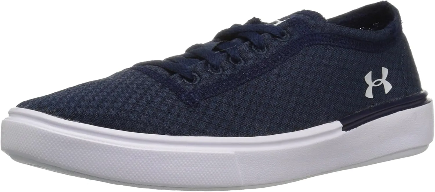 Under Armour Unisex-Child Pre School Kickit2 Low Sneaker, Academy Blue (400)/White, 11K