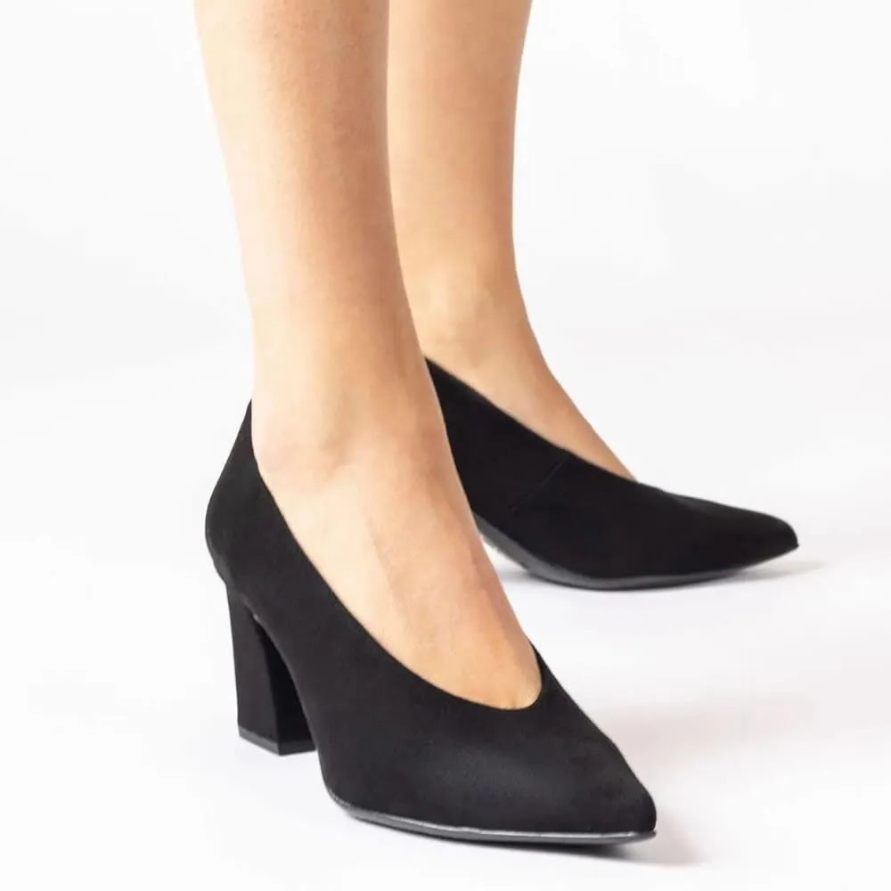 UNISA KRAMP-BLACK SUEDE