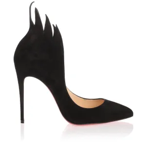 Victorina 100 black suede pump