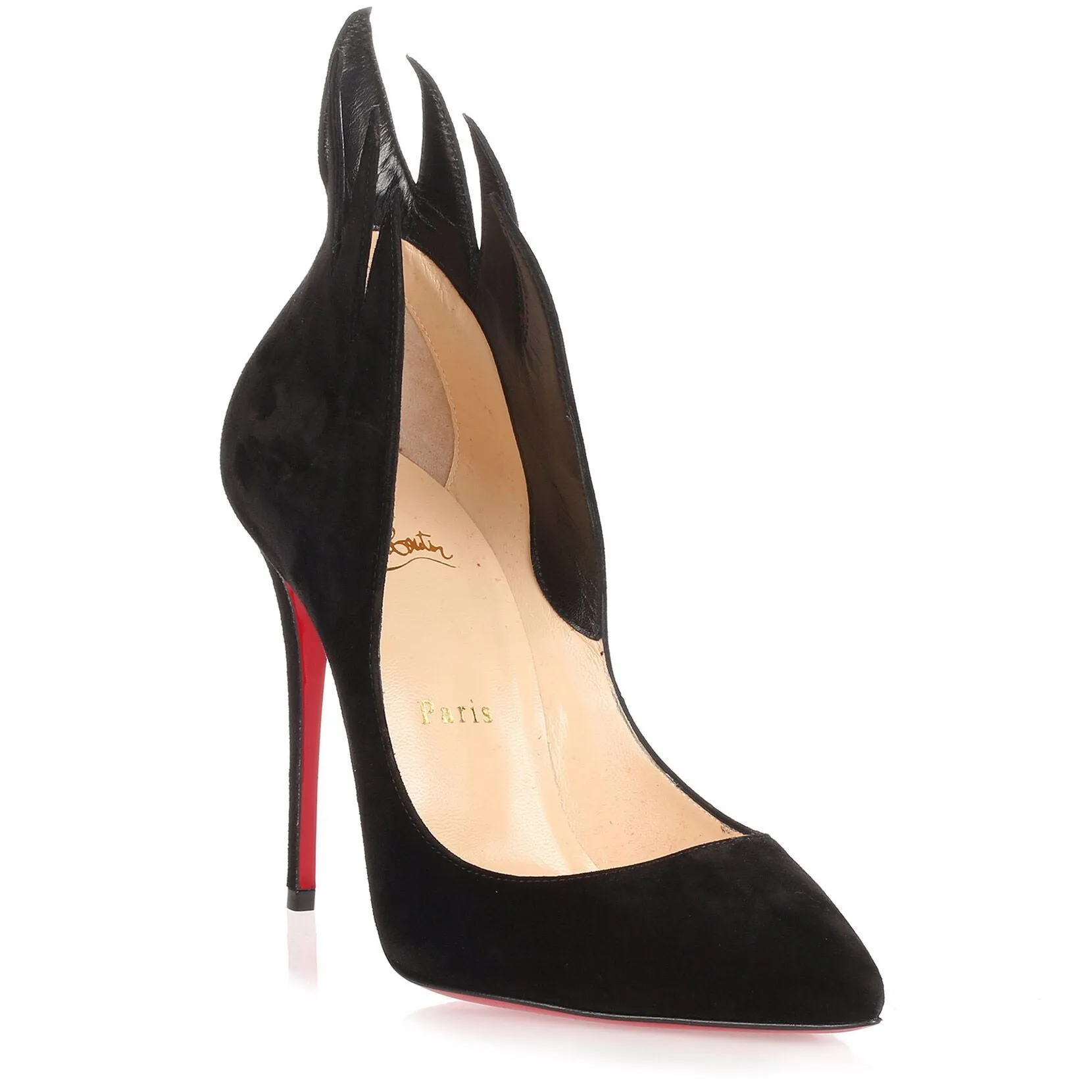 Victorina 100 black suede pump