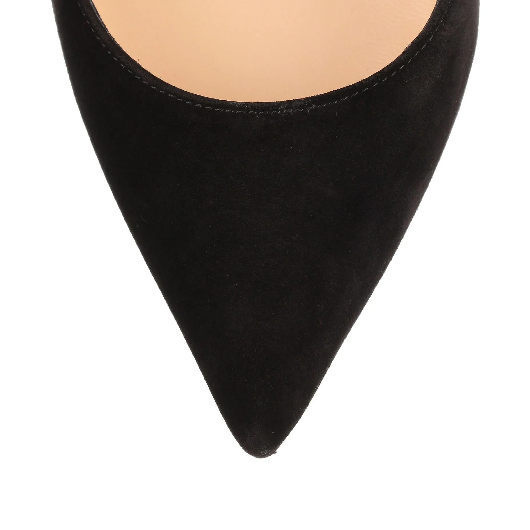 Victorina 100 black suede pump