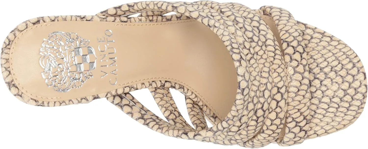 Vince Camuto Women's Footwear Patrest Raffia Platform Sandal Heeled