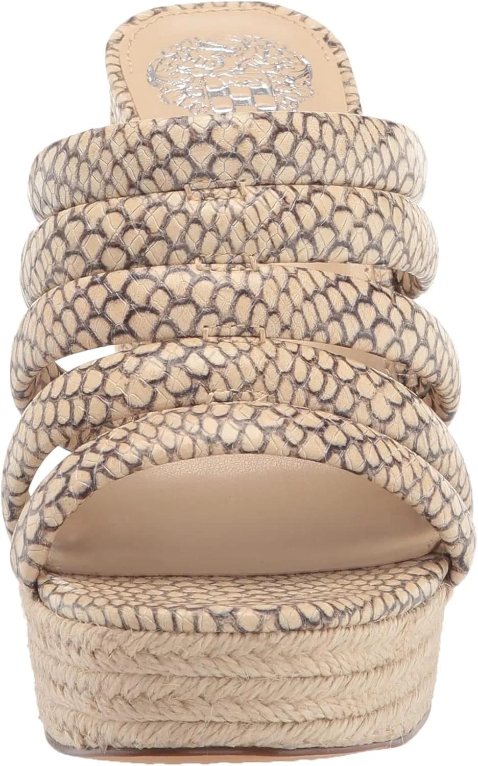 Vince Camuto Women's Footwear Patrest Raffia Platform Sandal Heeled