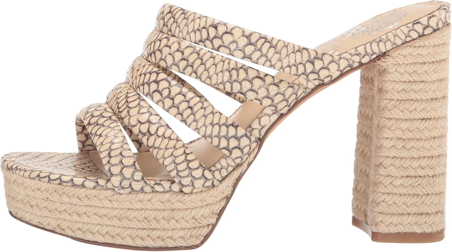 Vince Camuto Women's Footwear Patrest Raffia Platform Sandal Heeled