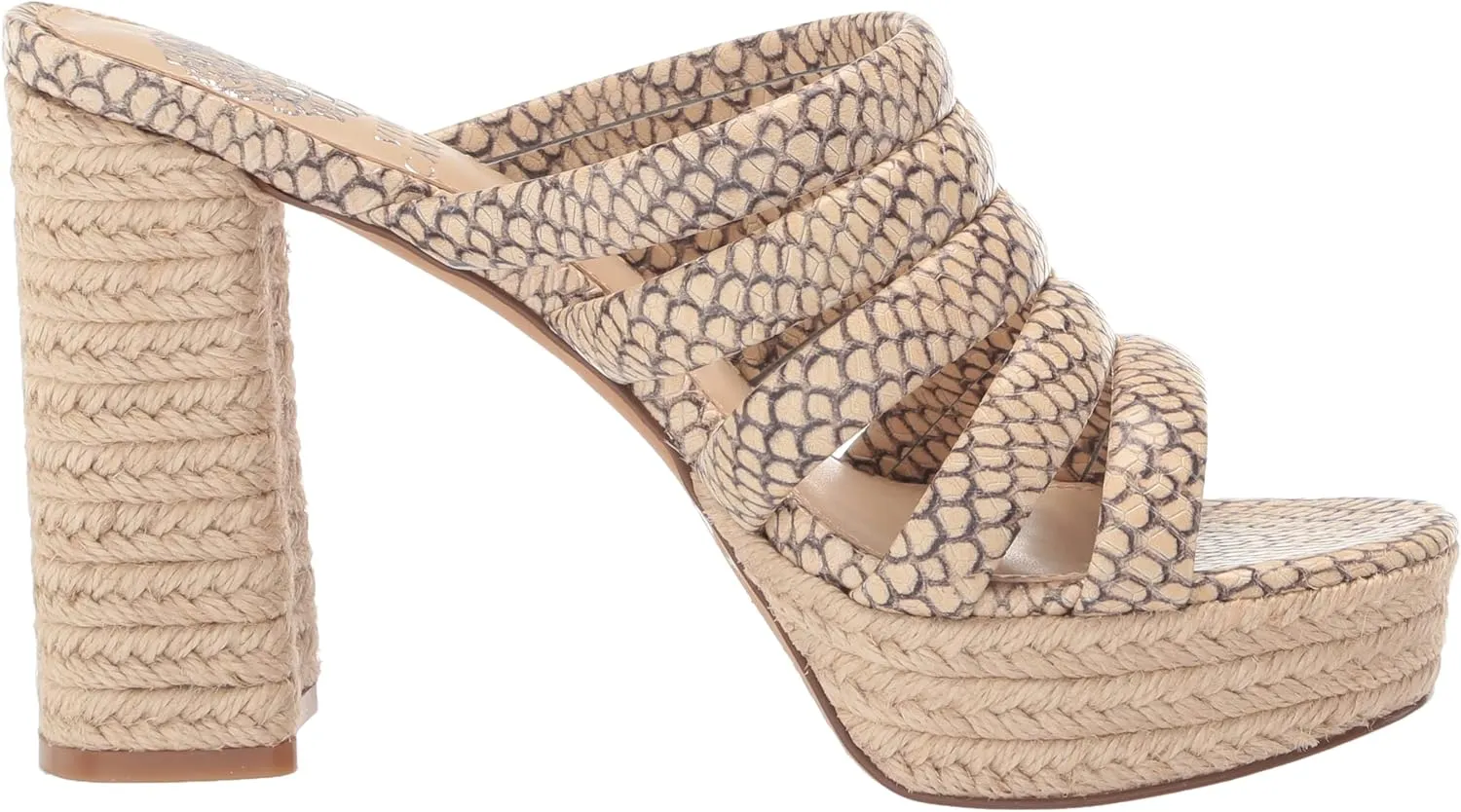 Vince Camuto Women's Footwear Patrest Raffia Platform Sandal Heeled
