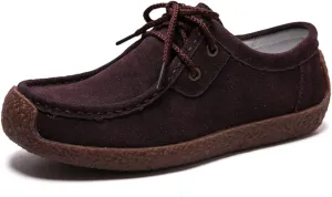 WERWAES Womens Loafers Boat Flat Shoes Slip on Casual Moccasin Shoes Comfortable Penny Loafers Fashion Ladies for Working Driving Office