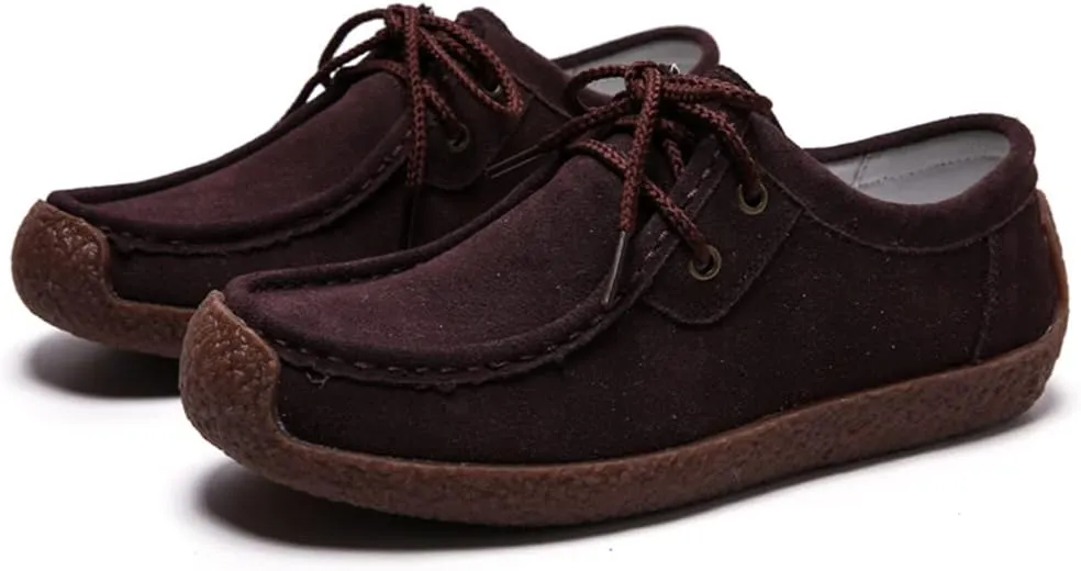 WERWAES Womens Loafers Boat Flat Shoes Slip on Casual Moccasin Shoes Comfortable Penny Loafers Fashion Ladies for Working Driving Office