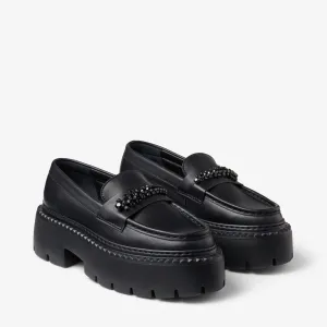 Women Bryer Loafer Flat - Black/Jet Black