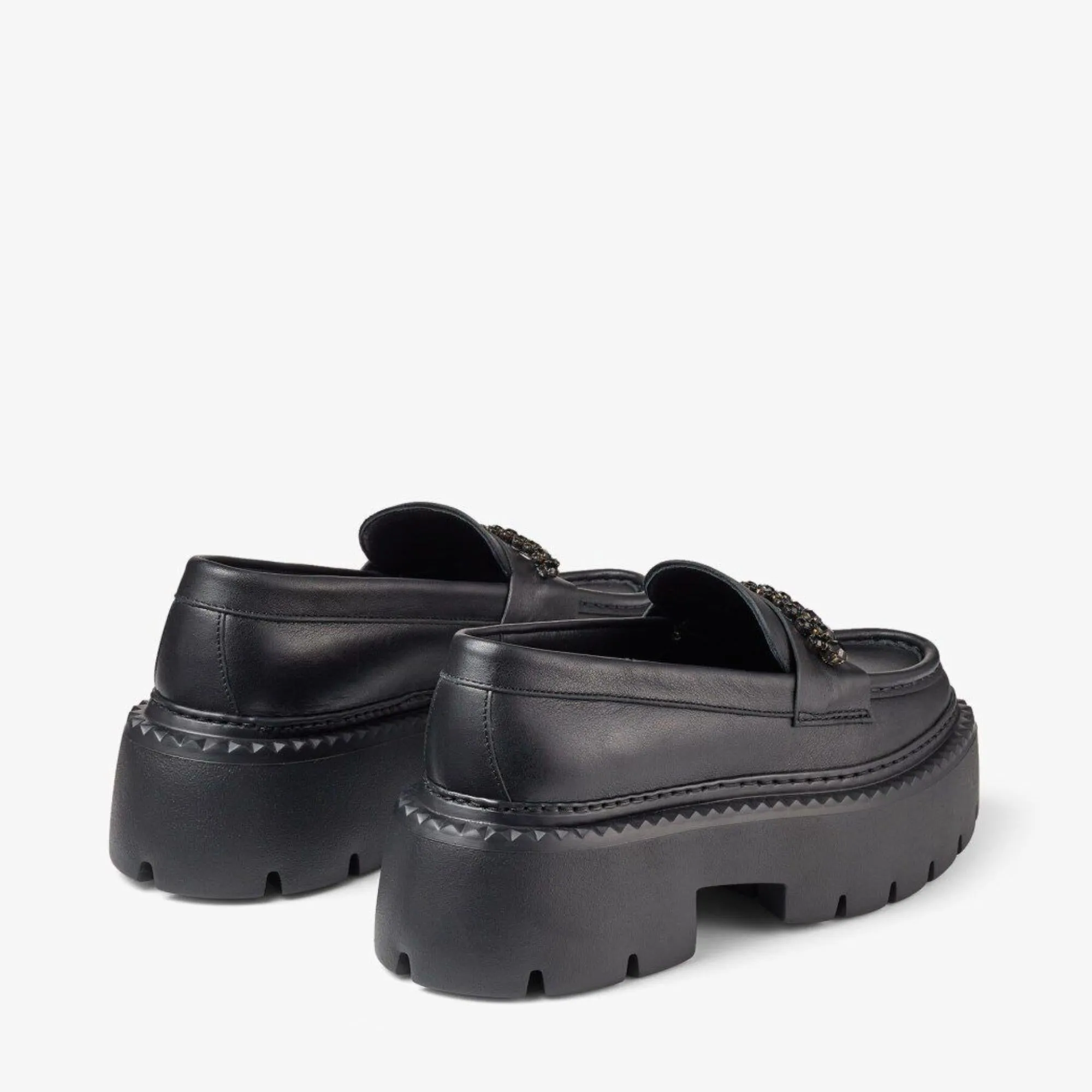 Women Bryer Loafer Flat - Black/Jet Black