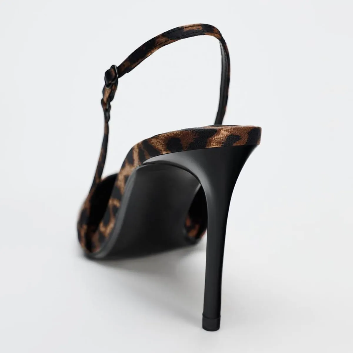 Women's Fabric High-Heel Slingback Shoes Bow Detail On The Front Elastic Strap Around The Back Pointed Toe Wedding Party Office Dance Pump