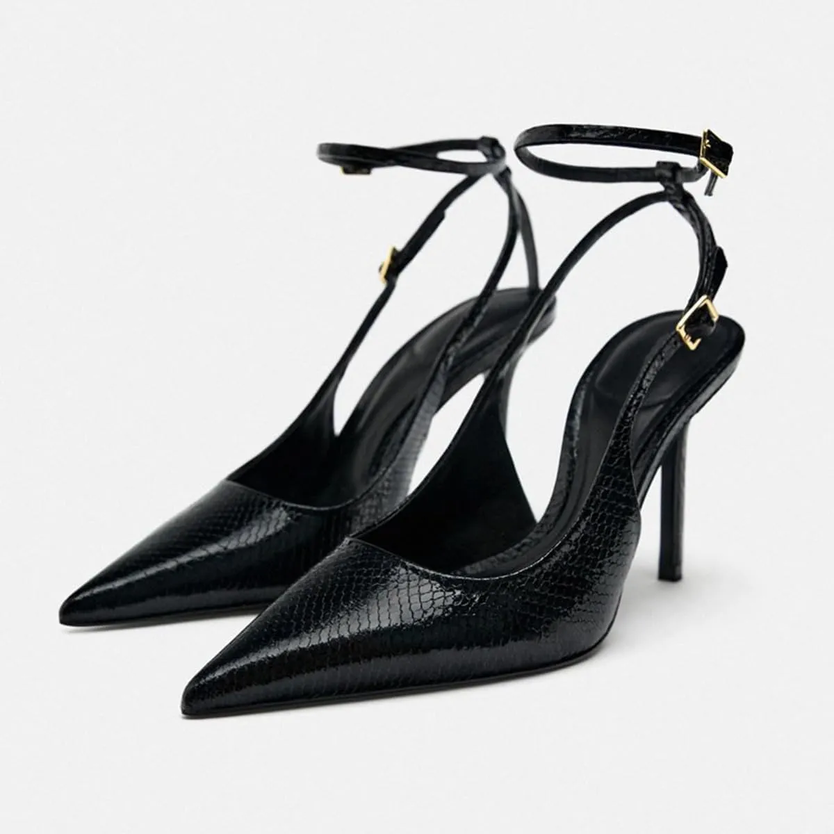 Women's Fabric Slingback High Heel Pump Bow Detail On The Front Elastic Strap Around The Back Pointed Toe Wedding Party Office Dance Shoes