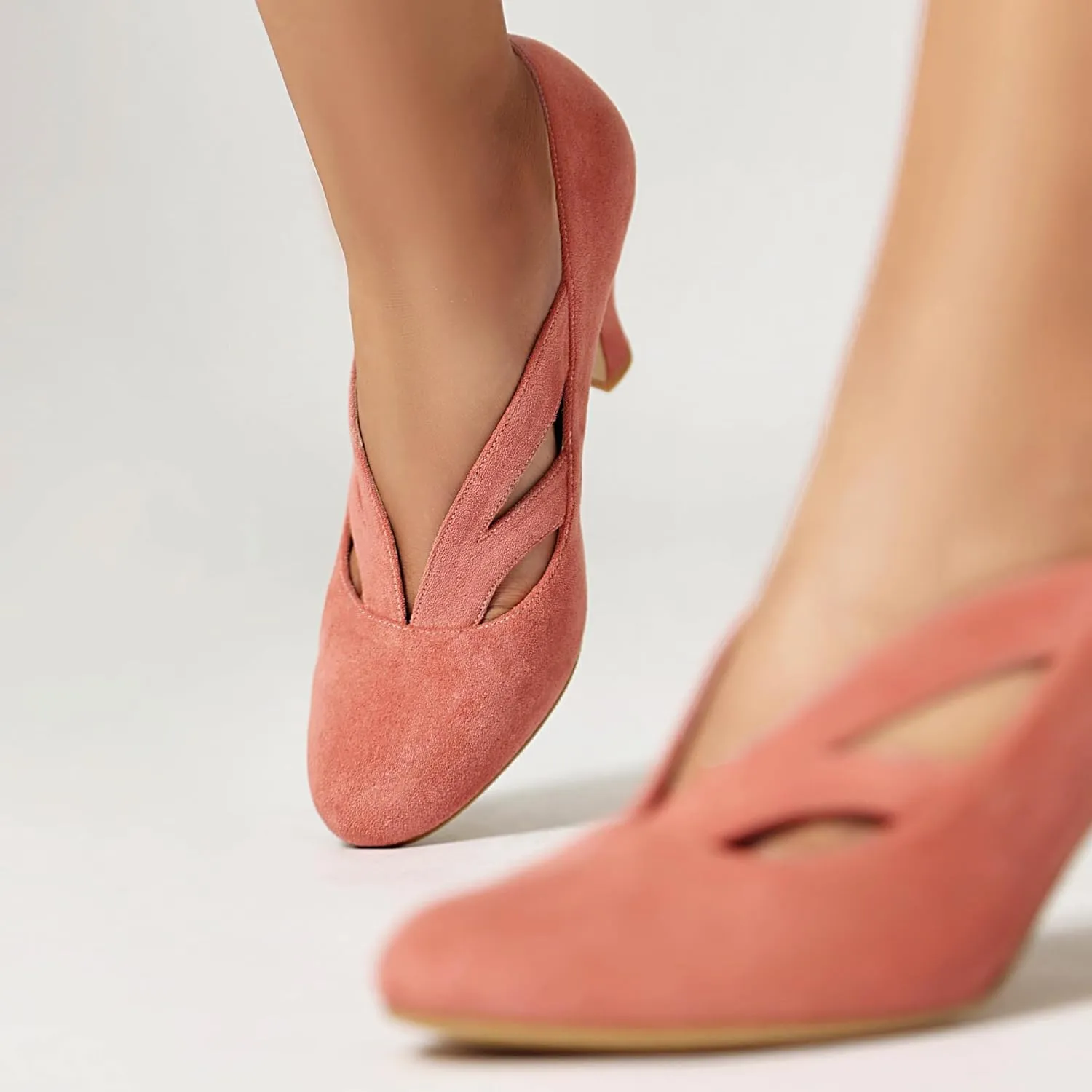 Women's Mary Jane Close Round Toe Vintage 1950s Heels Retro 1920s Victorian Pumps 1930s Shoes